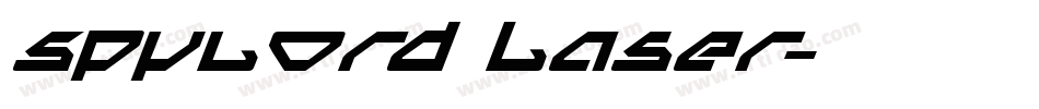 Spylord Laser字体转换
